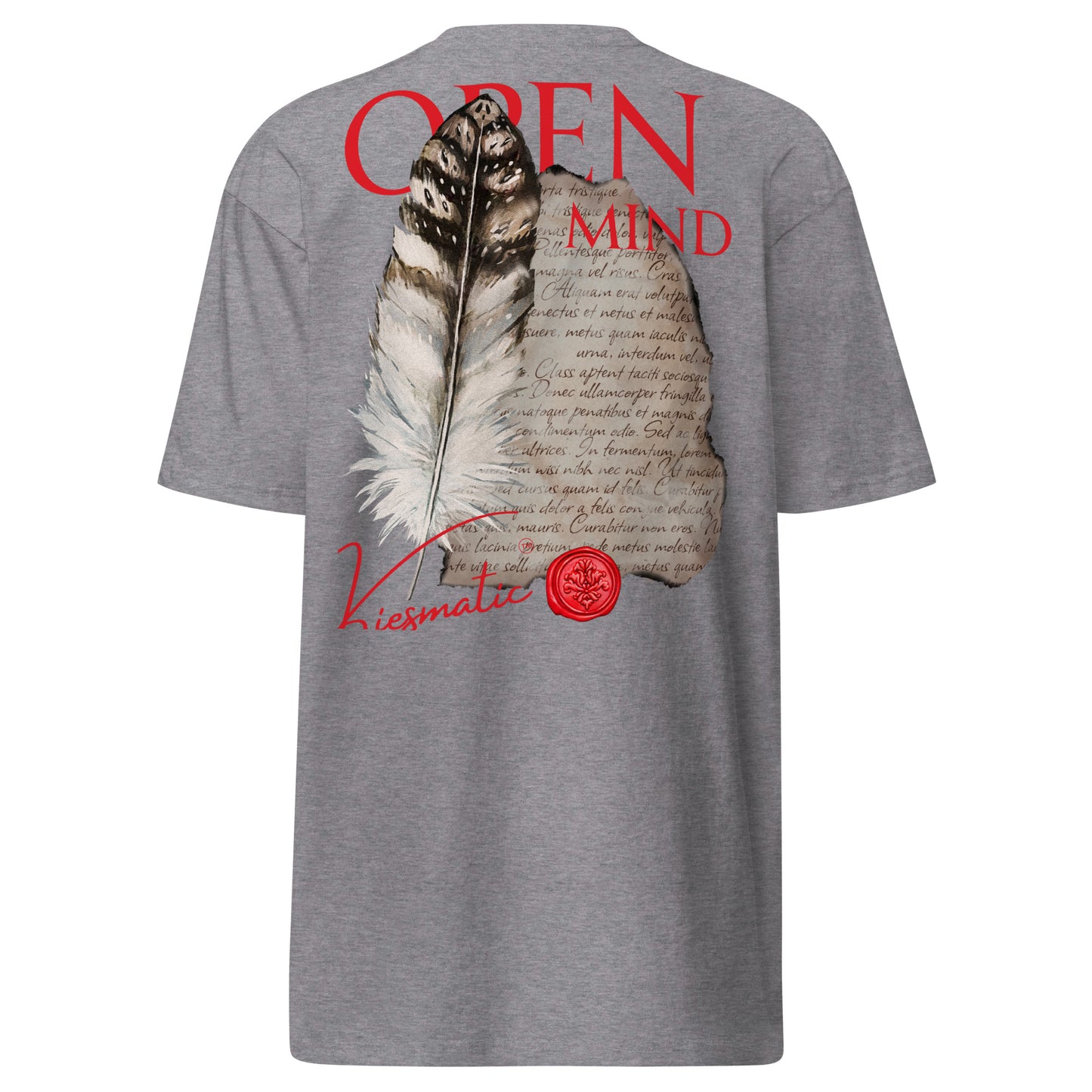 KSMC | COLL. "OPEN MIND" | Carbon Grey | Tee | OM.3