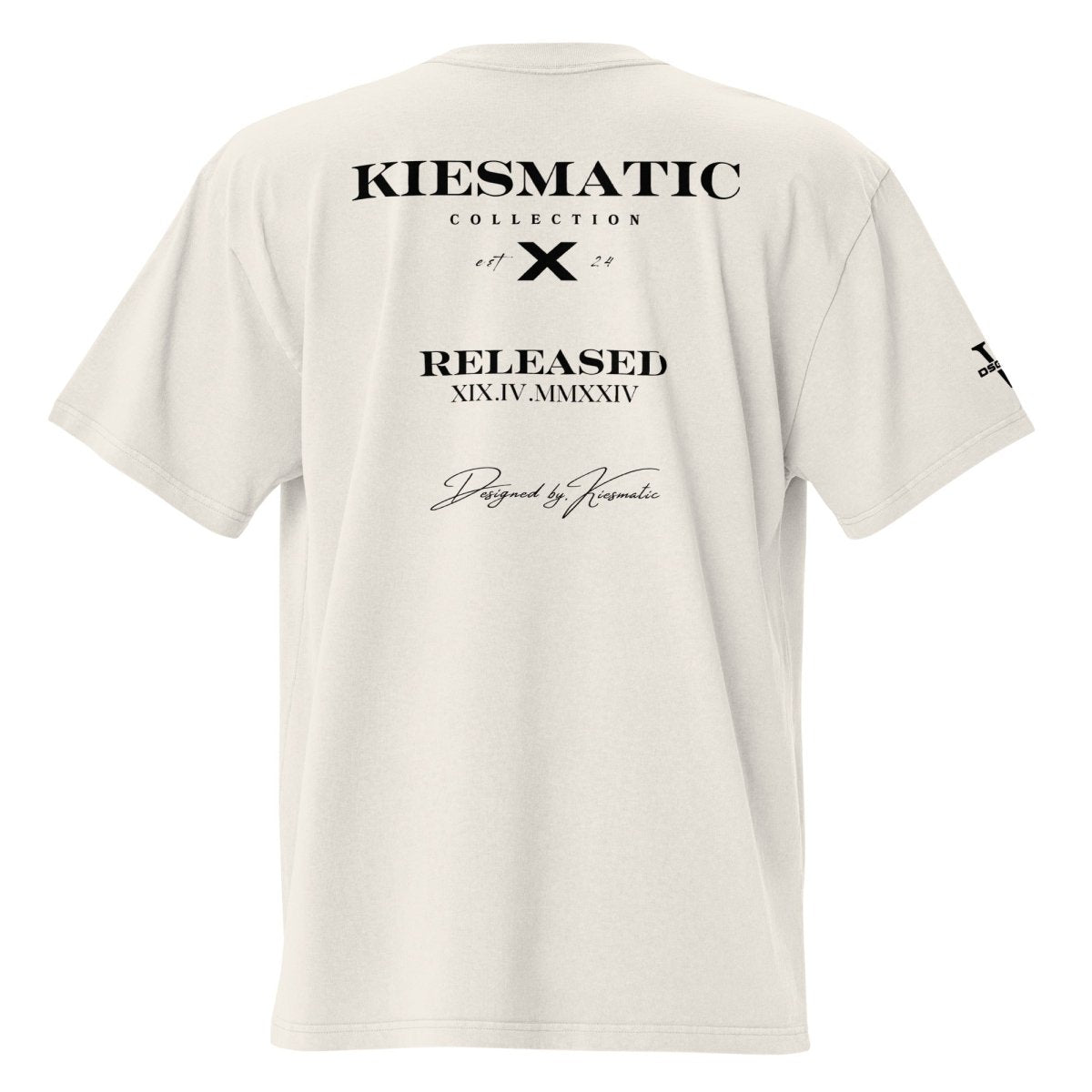 COLL. "X" | OVERSIZE TEE | FADED BONE | DSGN°5 - KIESMATIC