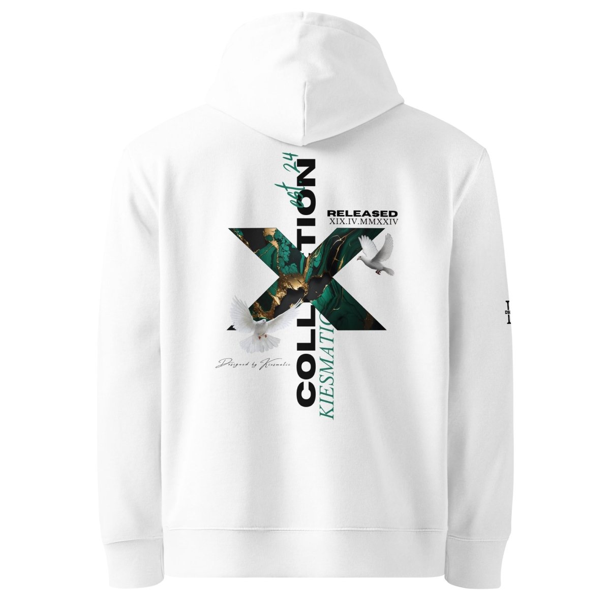 COLL. "X" | HOODIE | WHITE | DSGN°2 - KIESMATIC