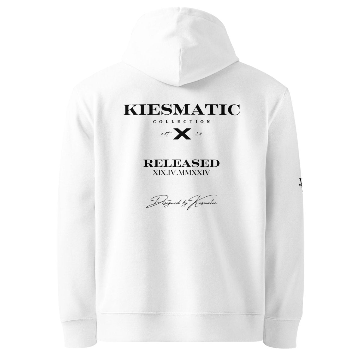 COLL. "X" | HOODIE | WHITE | DSGN°5 - KIESMATIC