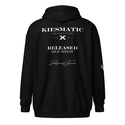 COLL."X" | ZIP HOODIE | BLACK | DSGN°5 - KIESMATIC