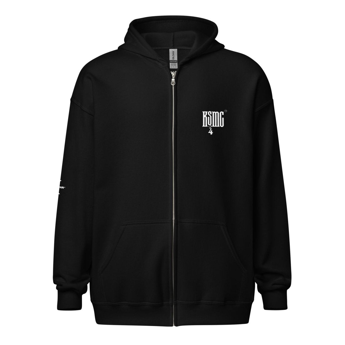 COLL. "X" | ZIP HOODIE | BLACK | DSGN°1 - KIESMATIC