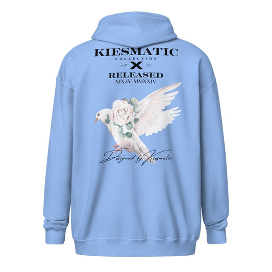 COLL. "X" | ZIP HOODIE | CAROLINA BLUE | DSGN°68 - KIESMATIC