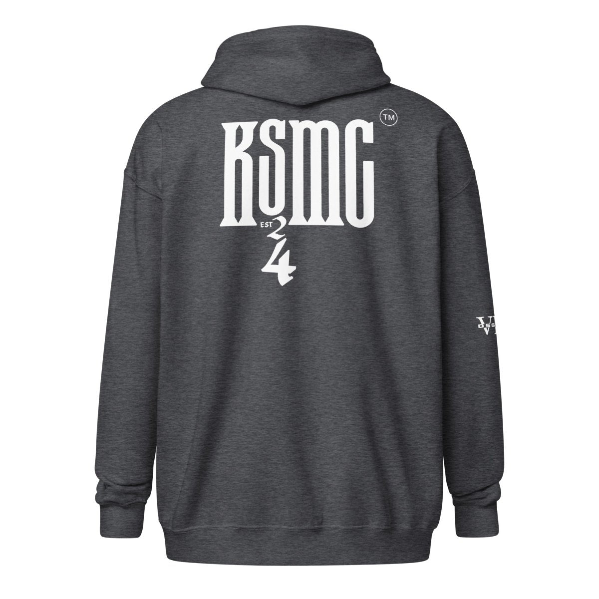 COLL. "X" | ZIP HOODIE | DARK HEATHER | DSGN°7 - KIESMATIC