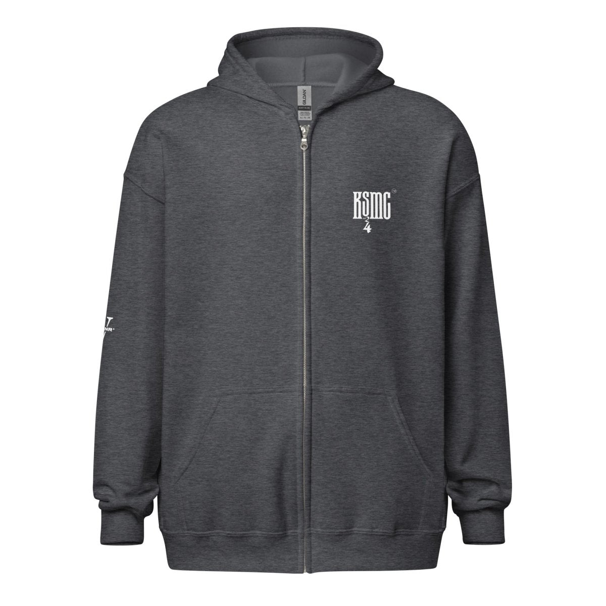 COLL."X" | ZIP HOODIE | DARK HEATHER | DSGN°5 - KIESMATIC