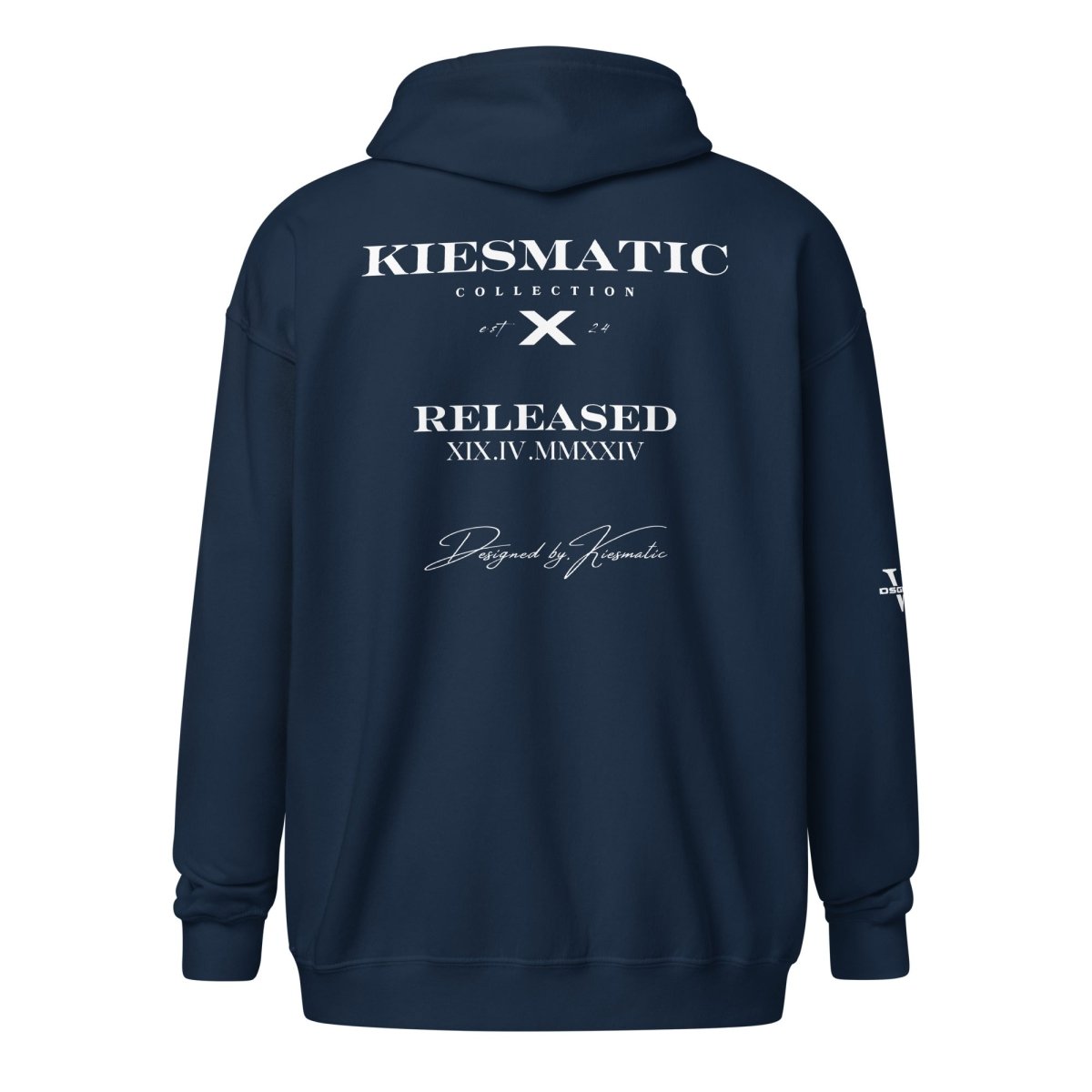 COLL."X" | ZIP HOODIE | NAVY | DSGN°5 - KIESMATIC