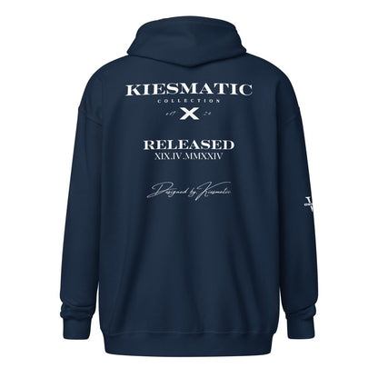 COLL."X" | ZIP HOODIE | NAVY | DSGN°5 - KIESMATIC