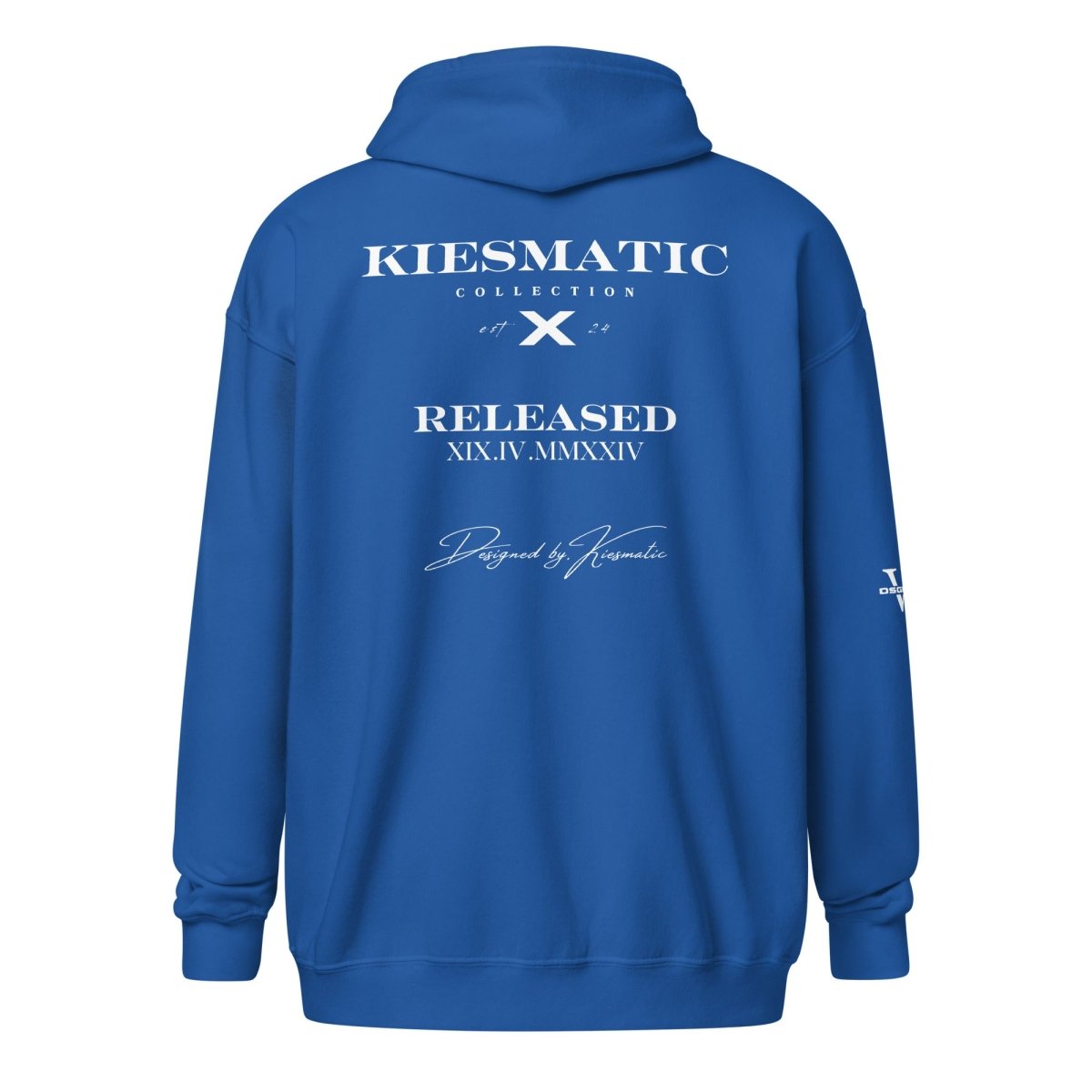 COLL. "X" | ZIP HOODIE | ROYAL | DSGN°5 - KIESMATIC