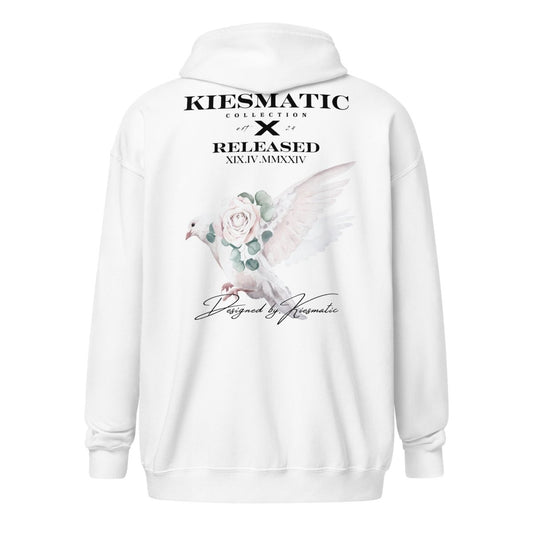 COLL. "X" | ZIP HOODIE | WHITE | DSGN°68 - KIESMATIC