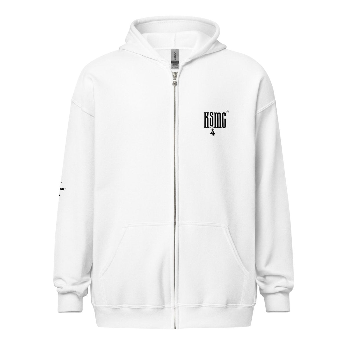 COLL. "X" | ZIP HOODIE | WHITE | DSGN°1 - KIESMATIC