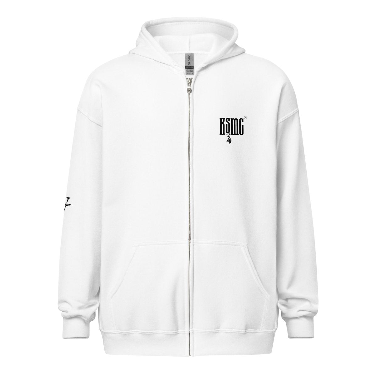 COLL. "X" | ZIP HOODIE | WHITE | DSGN°5 - KIESMATIC