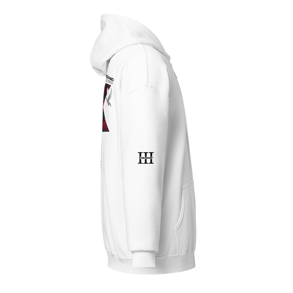 COLL. "X" | ZIP HOODIE | WHITE | DSGN°3 - KIESMATIC