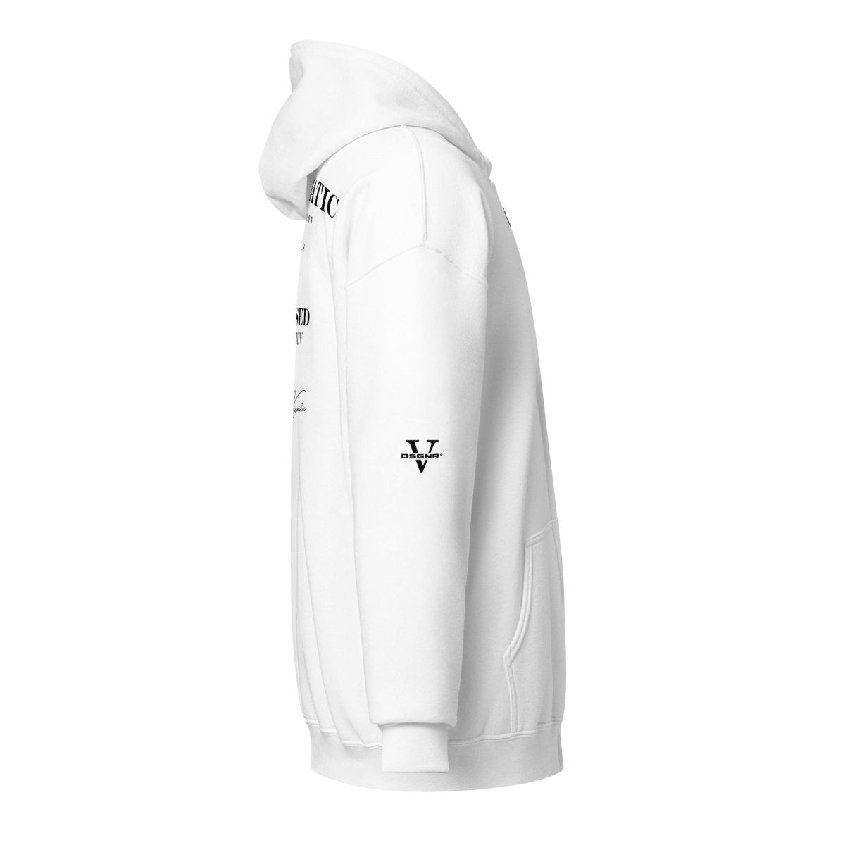 COLL. "X" | ZIP HOODIE | WHITE | DSGN°5 - KIESMATIC