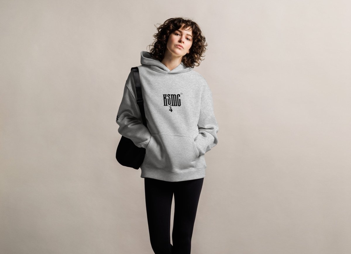 COLL. X | OVERSIZE HOODIE | ATHLETIC HEATHER | DSGN°2 - KIESMATIC