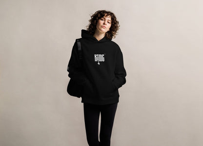 COLL. X | OVERSIZE HOODIE | BLACK | DSGN°2 - KIESMATIC