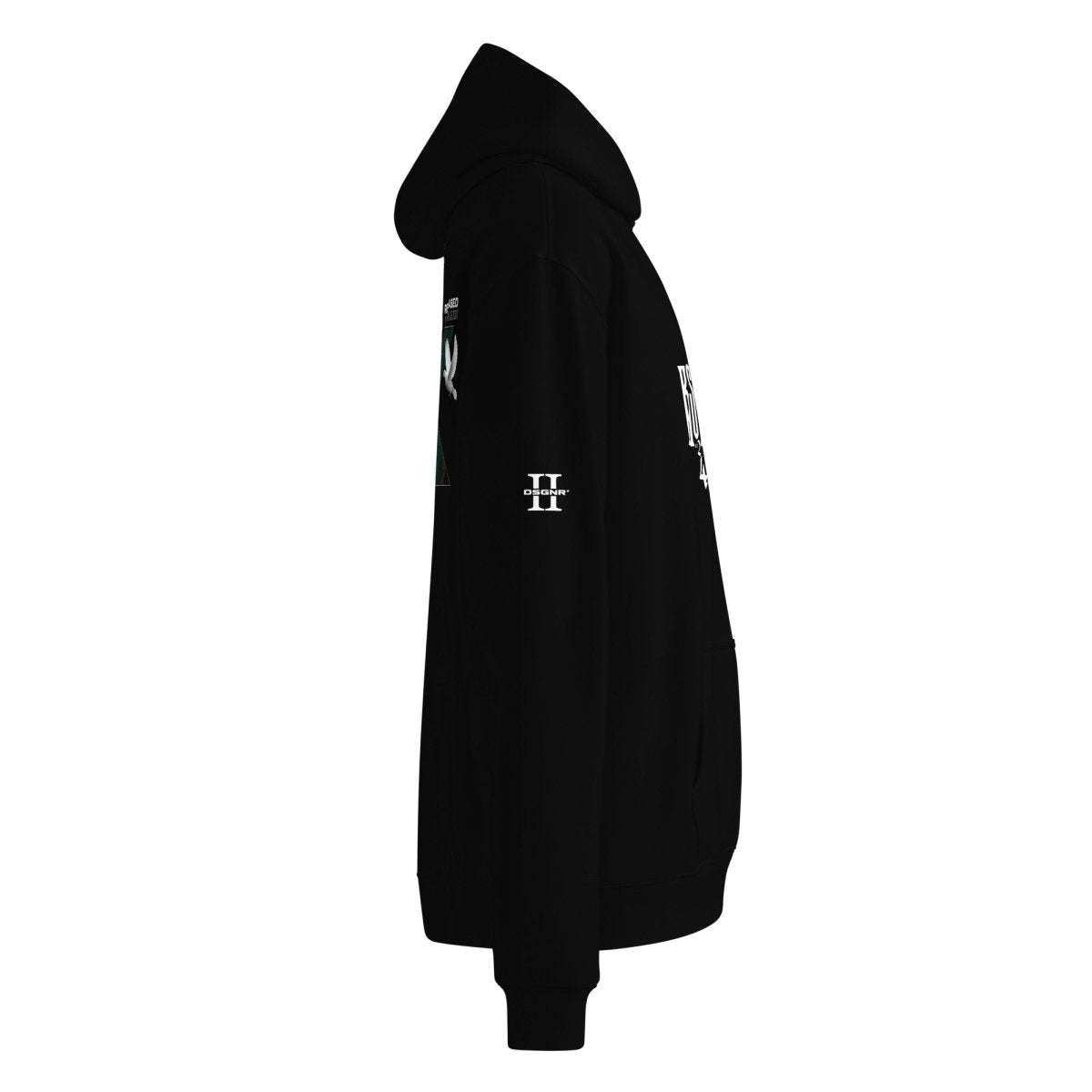 COLL. X | OVERSIZE HOODIE | BLACK | DSGN°2 - KIESMATIC