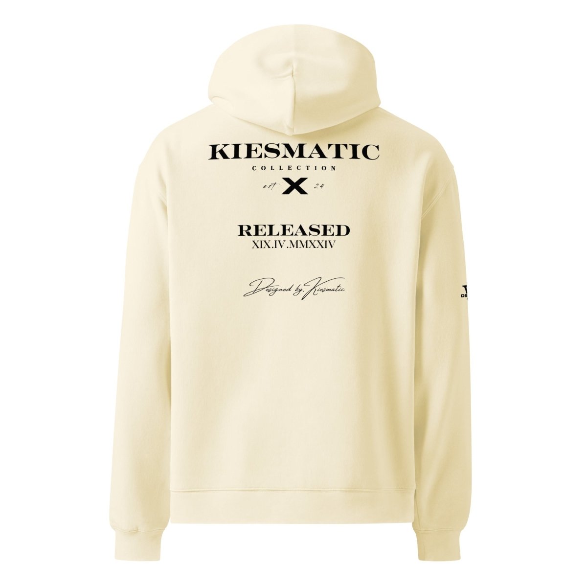 COLL. X | OVERSIZE HOODIE | BUTTER | DSGN°5 - KIESMATIC