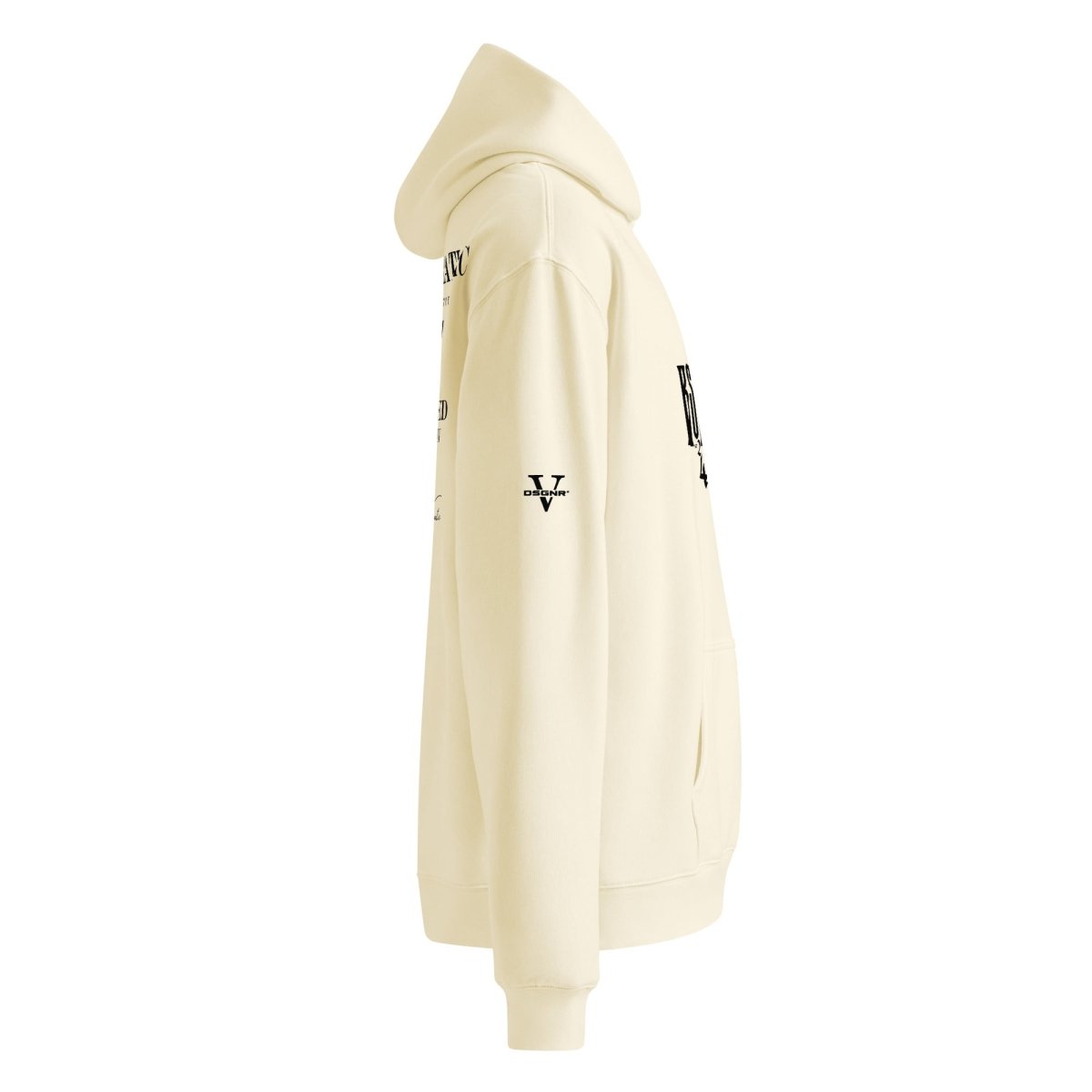 COLL. X | OVERSIZE HOODIE | BUTTER | DSGN°5 - KIESMATIC