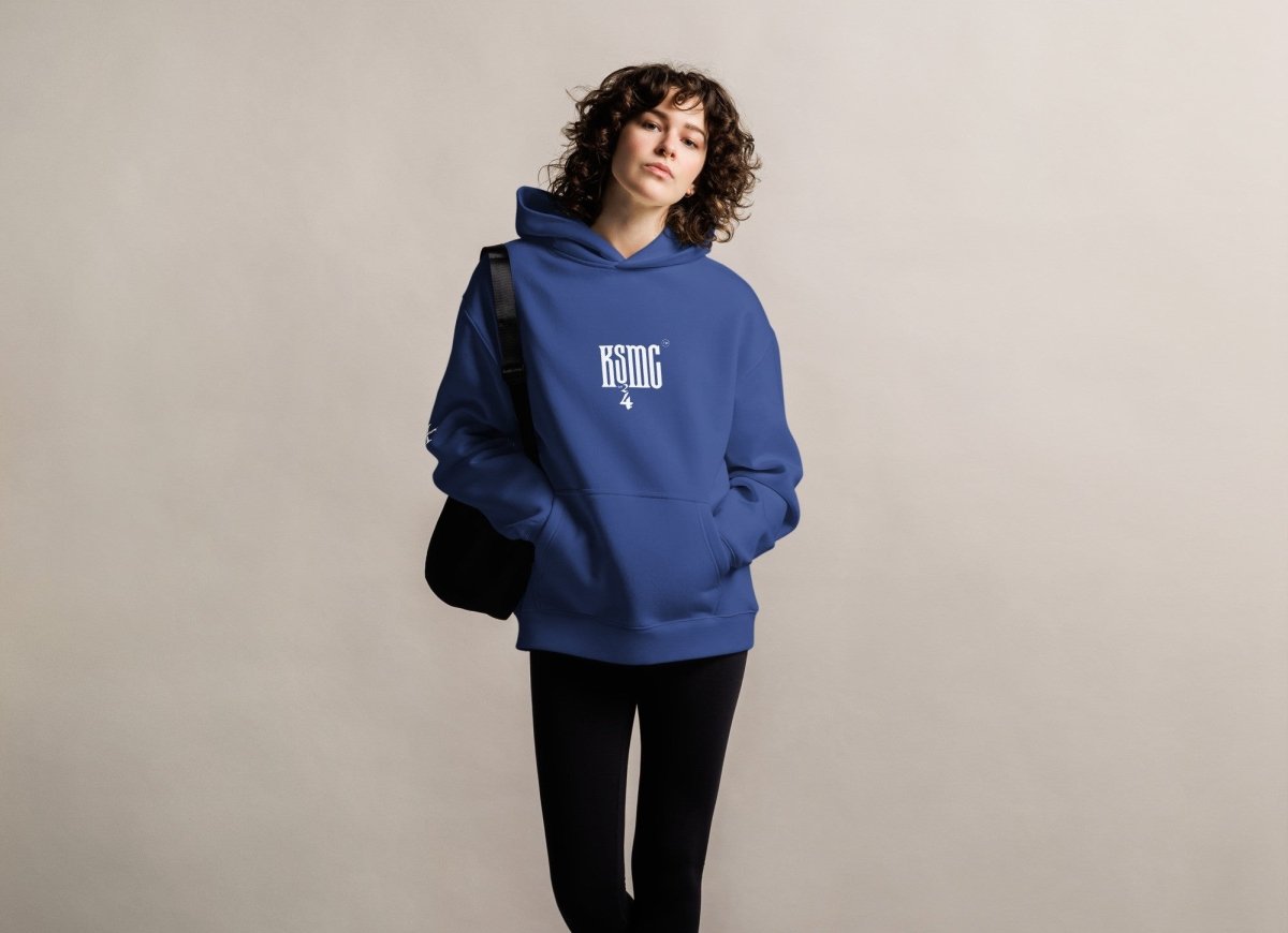 COLL. X | OVERSIZE HOODIE | COBALT | DSGN°1 - KIESMATIC