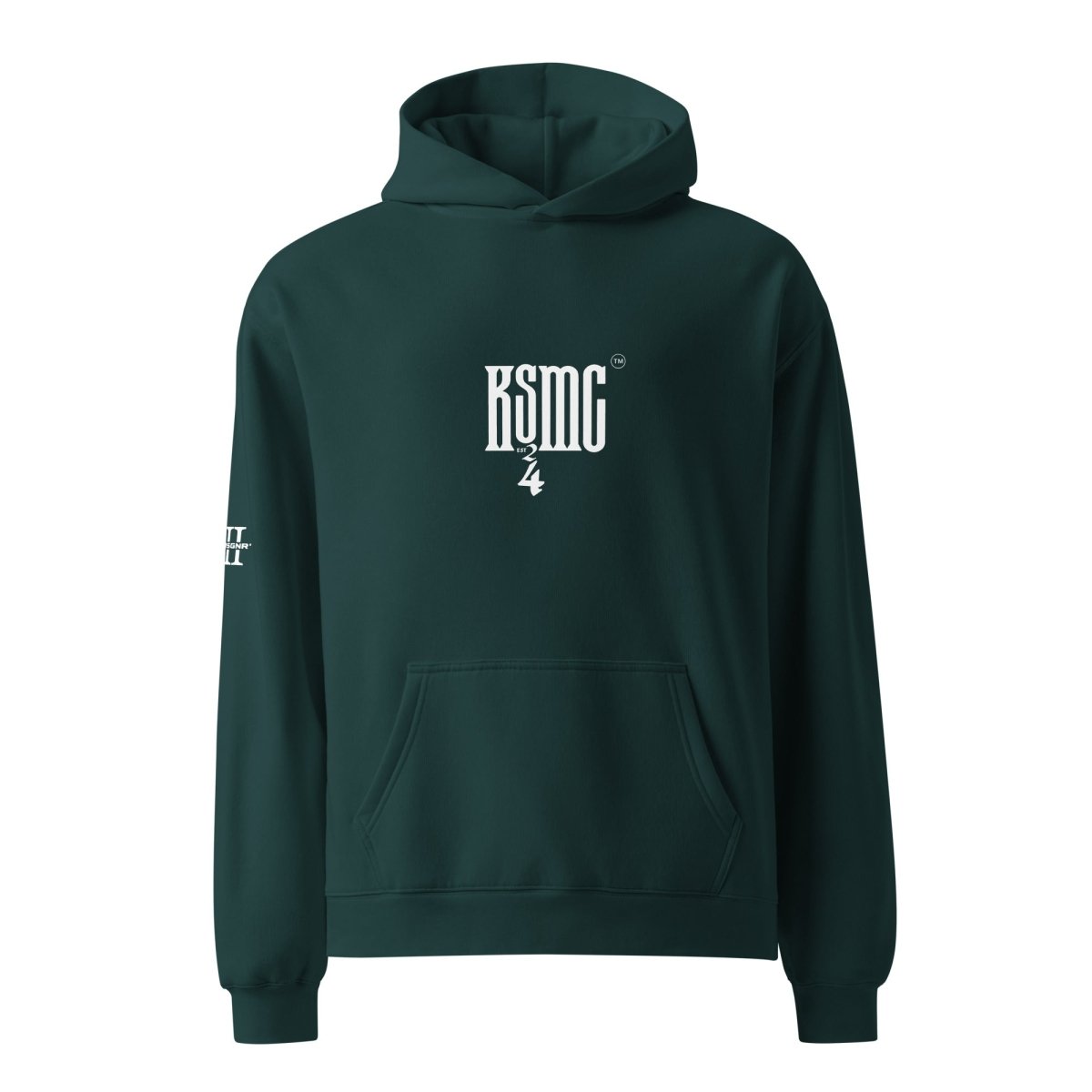 COLL. X | OVERSIZE HOODIE | PINE GREEN | DSGN°2 - KIESMATIC